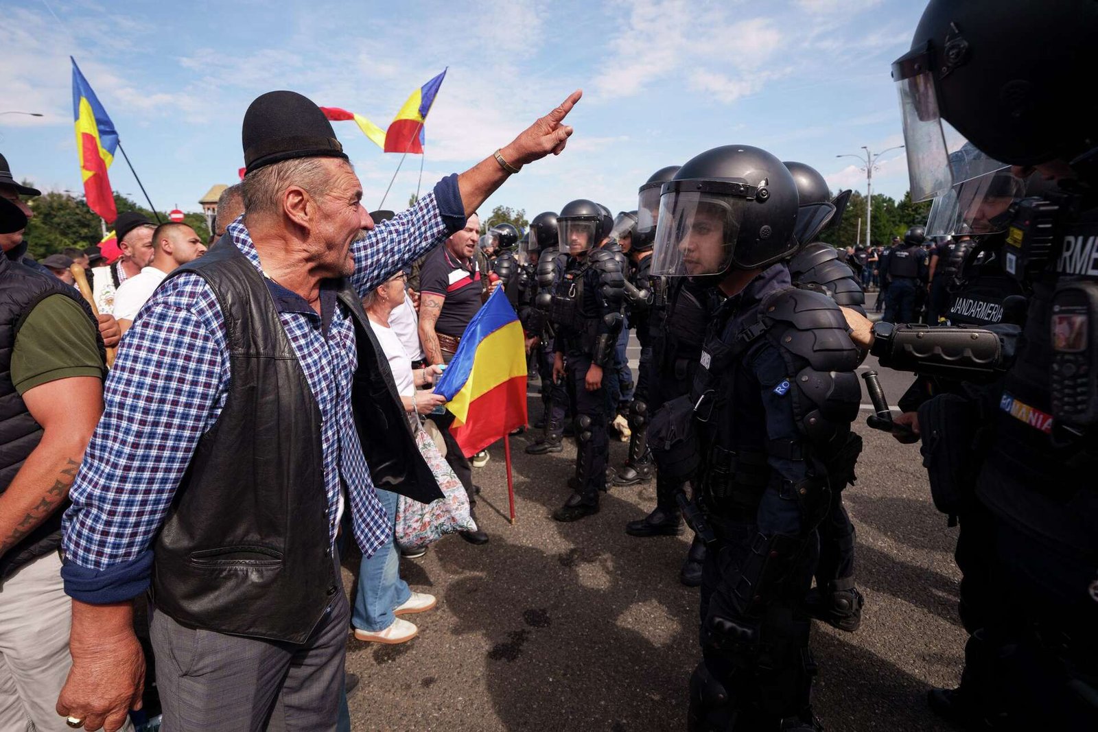 Romanian Farmers Protest